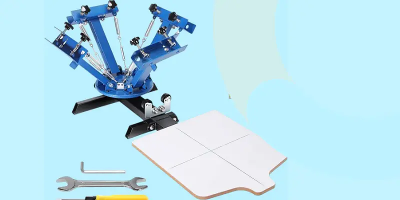 vevor screen printing machine – 4 color 1 station