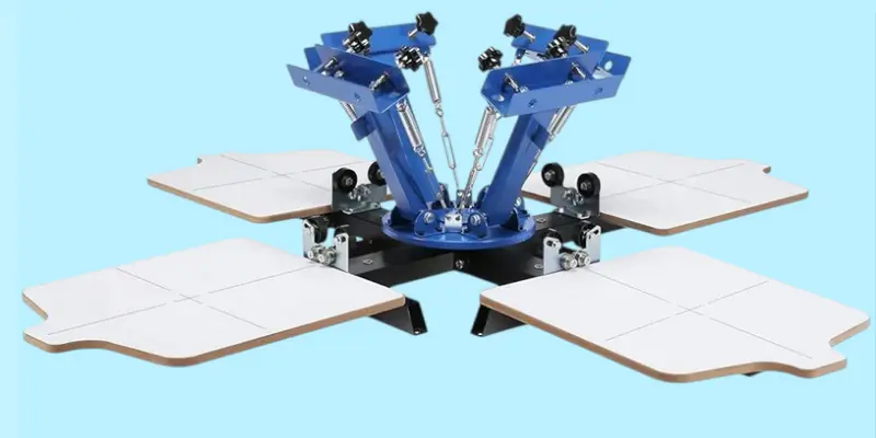 vevor screen printing machine – 4 color 4 station
