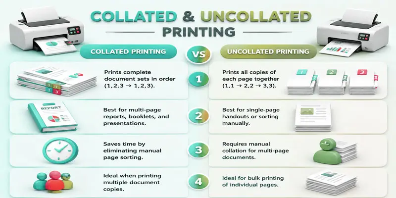 collated vs uncollated printing