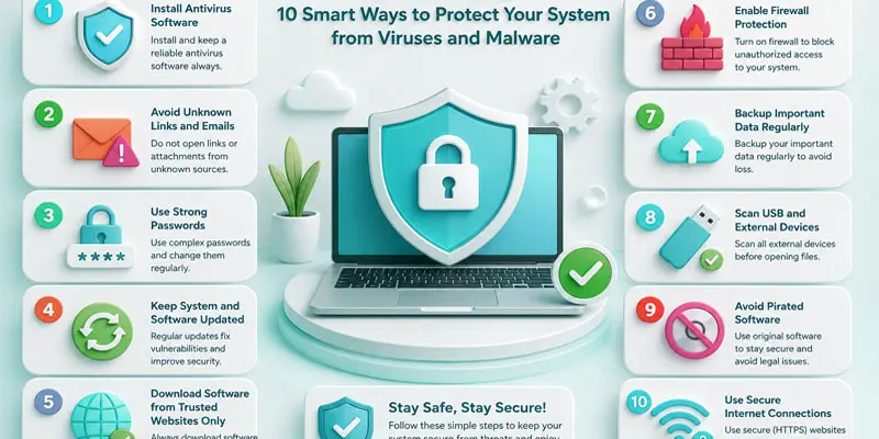 computer virus prevention tips