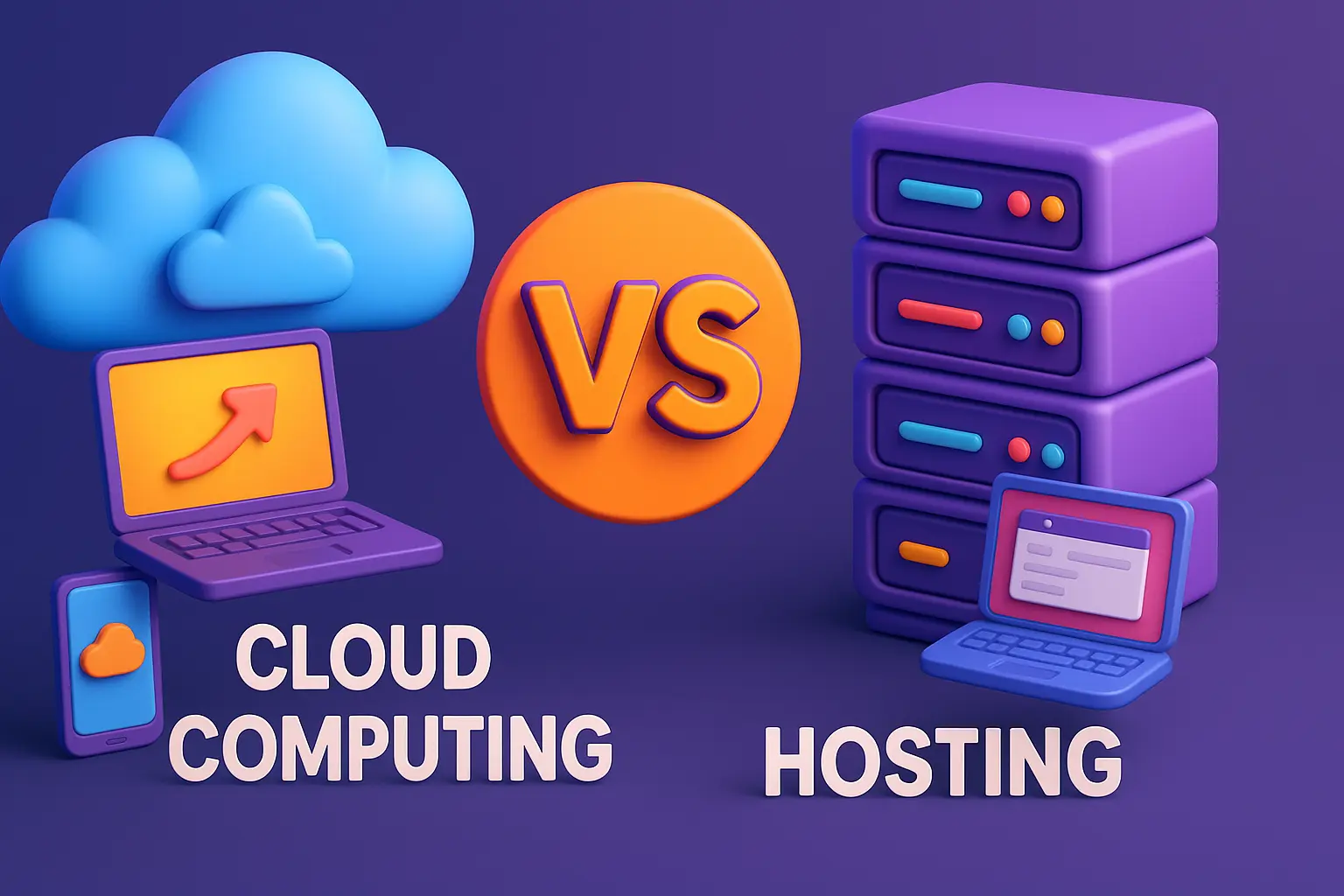 Difference Between Cloud Computing and Hosting | Key Points to Compare