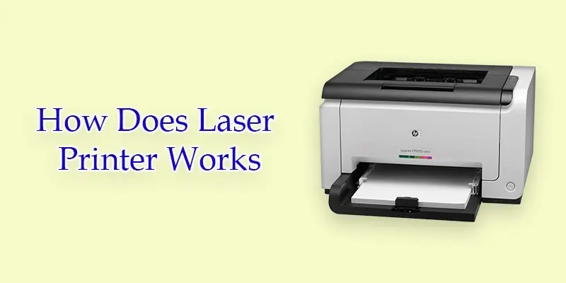 how does a laser printer work