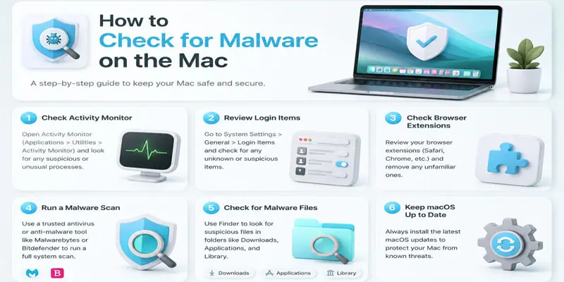 how to check for malware on mac
