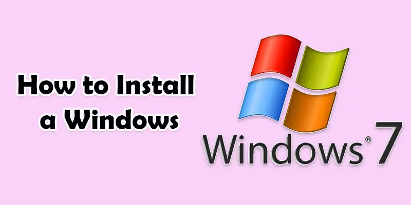 how to install a windows
