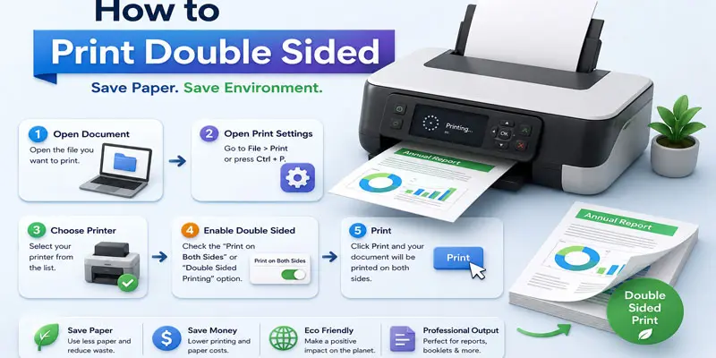 how to print double sided
