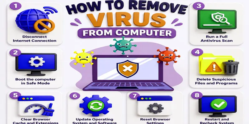 how to remove the computer virus