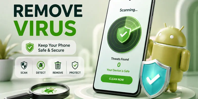 how to remove the virus in the phone