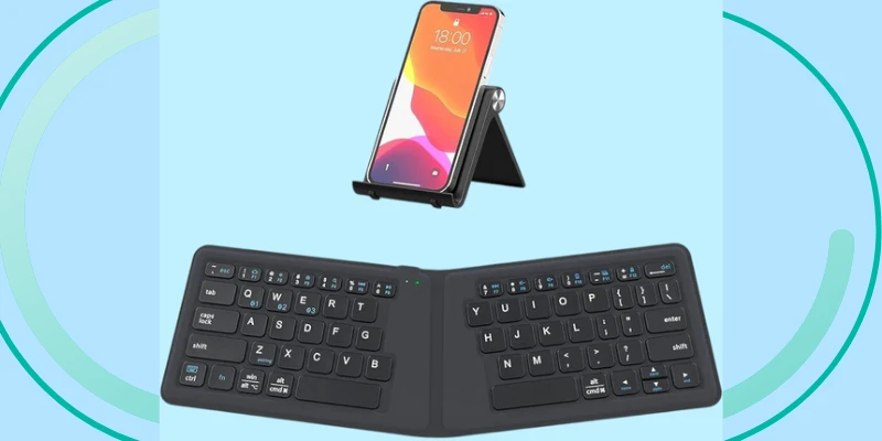 iClever BK06-Best Ergonomic Foldable Bluetooth keyboard