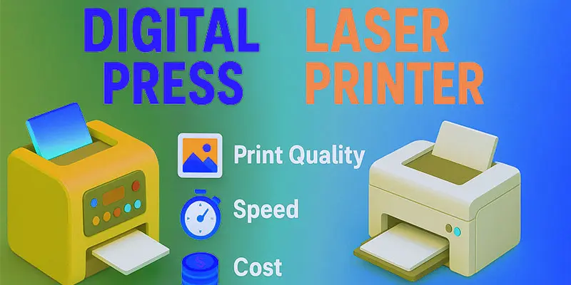 laser printer vs digital press