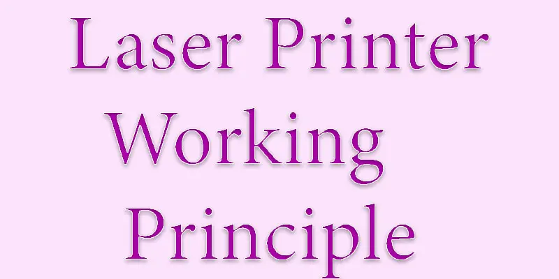laser printer working principle