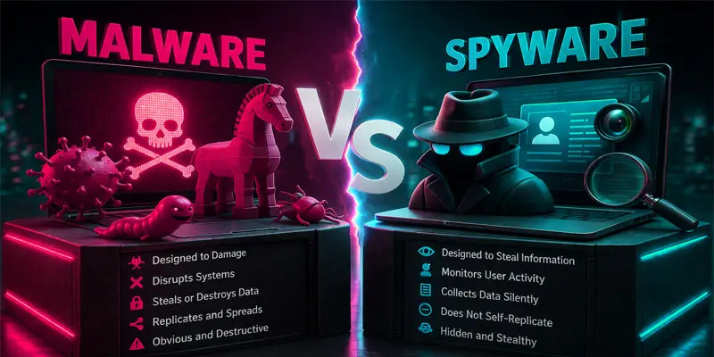 malware vs spyware