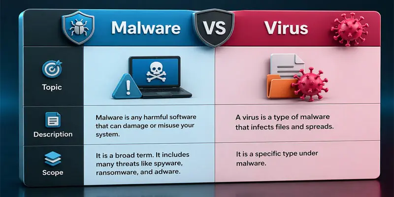 malware vs virus