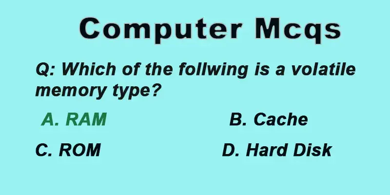 mcq computer fundamental