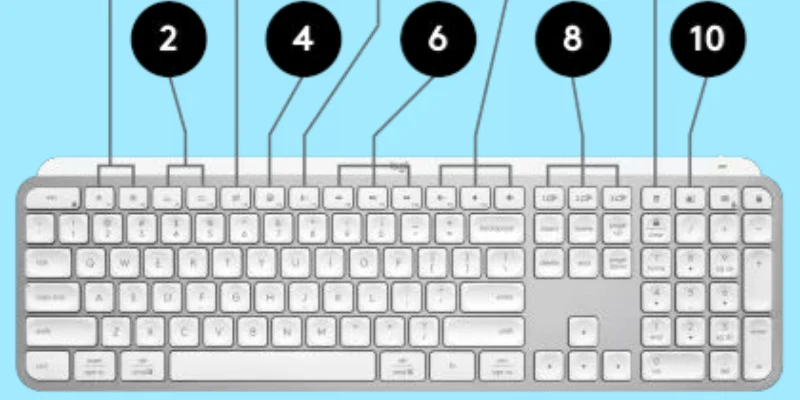 white mx keys s keyboard