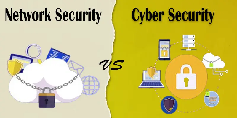 network security vs cyber security