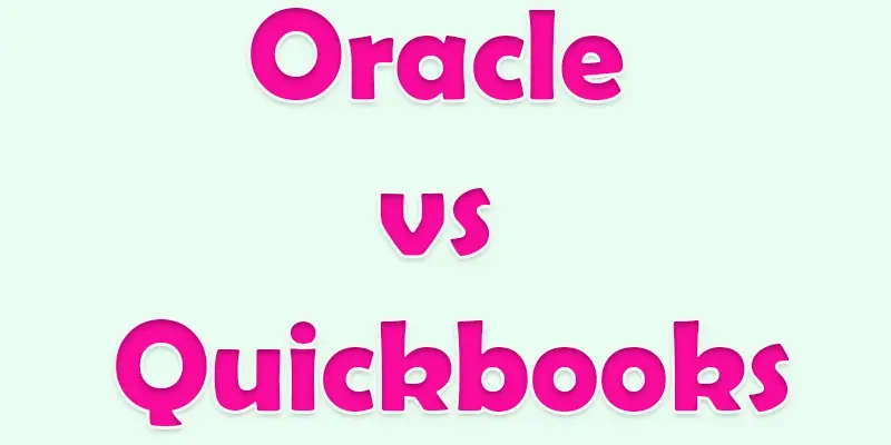 oracle vs quickbooks