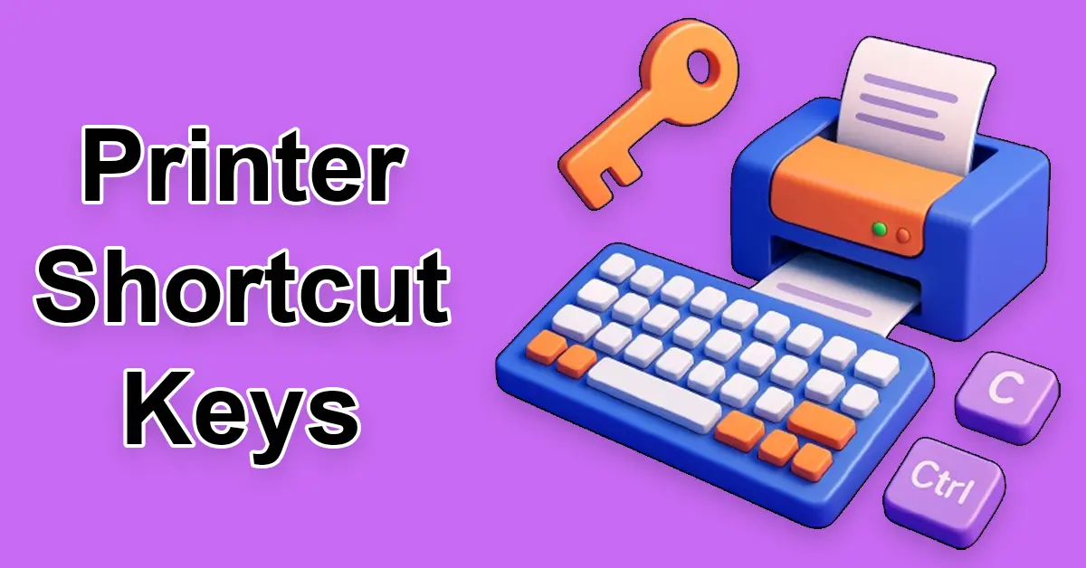 Printer Shortcut Key: Quick Printing Without the Mouse