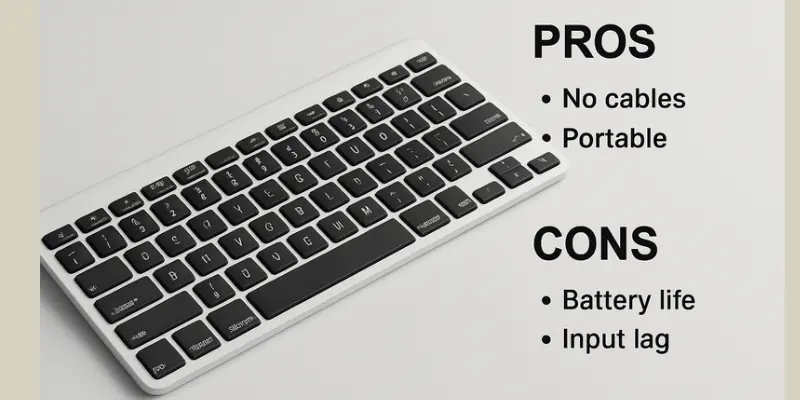 pros and cons of wireless keyboard