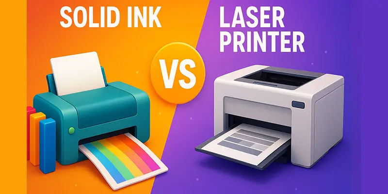 solid ink printer vs laser printer