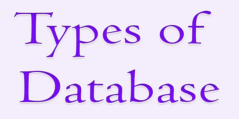 Types of Database