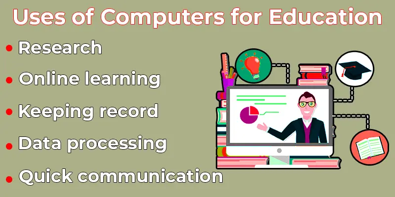 uses of compurter for education