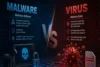 Difference Between Virus and Malware in Simple Words - Post Thumbnail