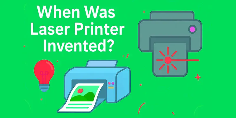 when was laser printer invented